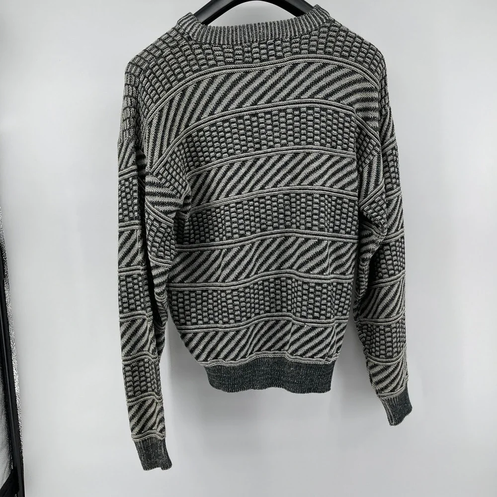 Vintage 80s Sweater Graphix Sweater Mens Large Geometric Pattern Acrylic 90s